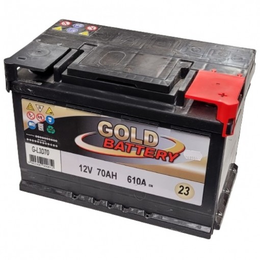 Batterie 12Volts noire 70Ah - 610A