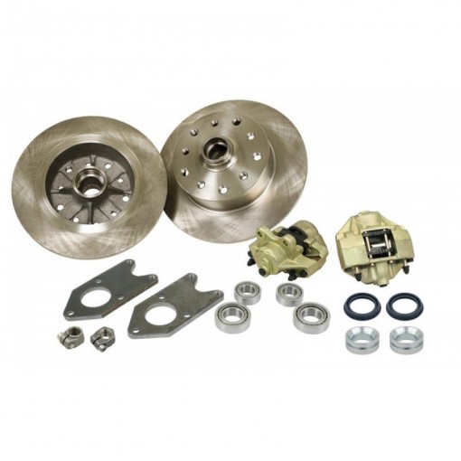 Kit frein à disques avant 5x130 et chevy pour pivots...