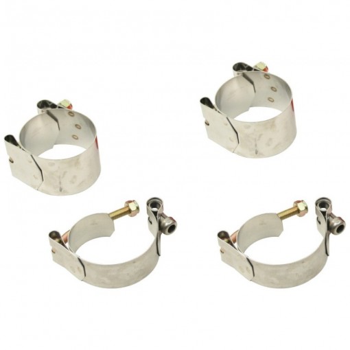 Set de 4 colliers inox pour barre stabilisatrice de...