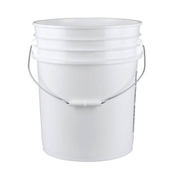 seau blanc 5 gallons (19L) compatible dirt trap
